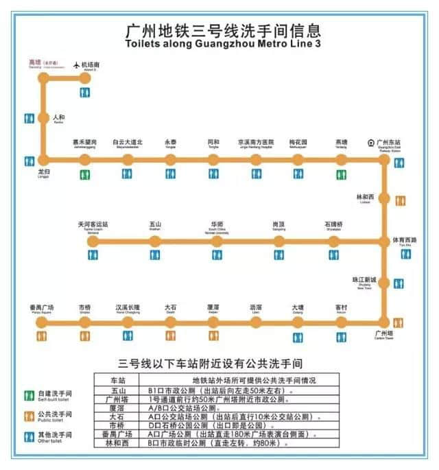 人有三急點算好？最全廣州地鐵洗手間喺呢度！