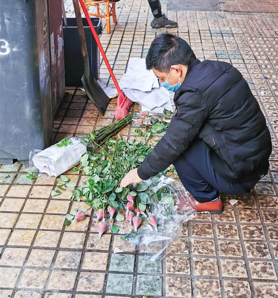 情人節(jié)的廣州街頭，沒有情人