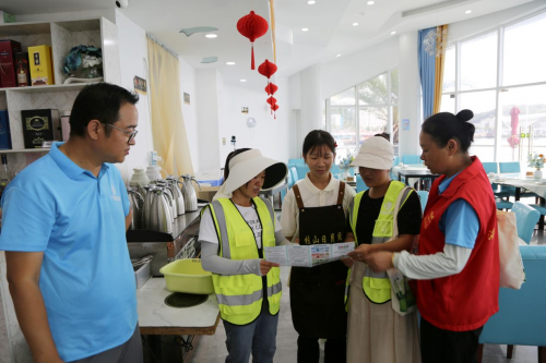 桂山鎮(zhèn)開展垃圾分類守護(hù)食品，安全助力餐桌健康
